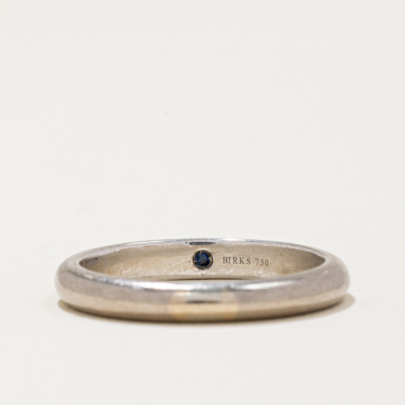 Birks' Hidden Sapphire Band | 0.02ct | SZ 7.75 |