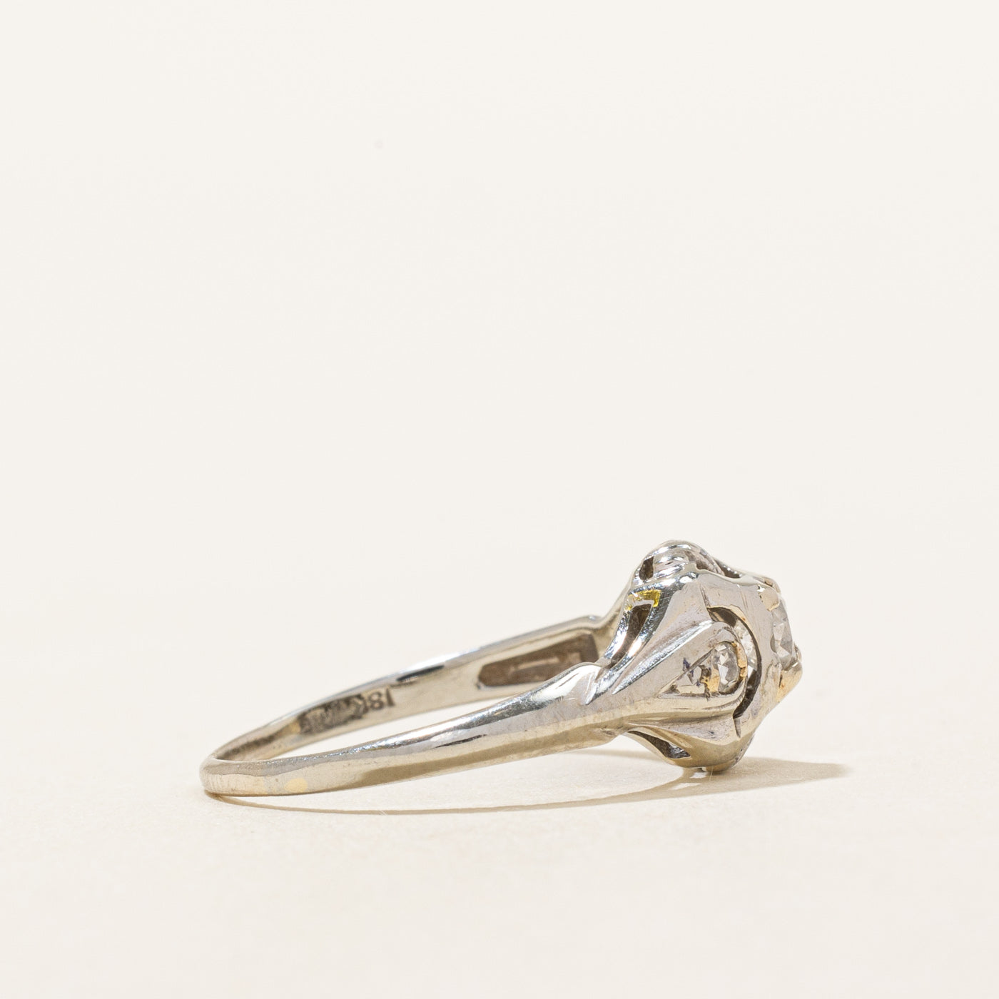 Transitional Brilliant Cut Diamond Ring | 0.22ctw | SZ 4.5 |