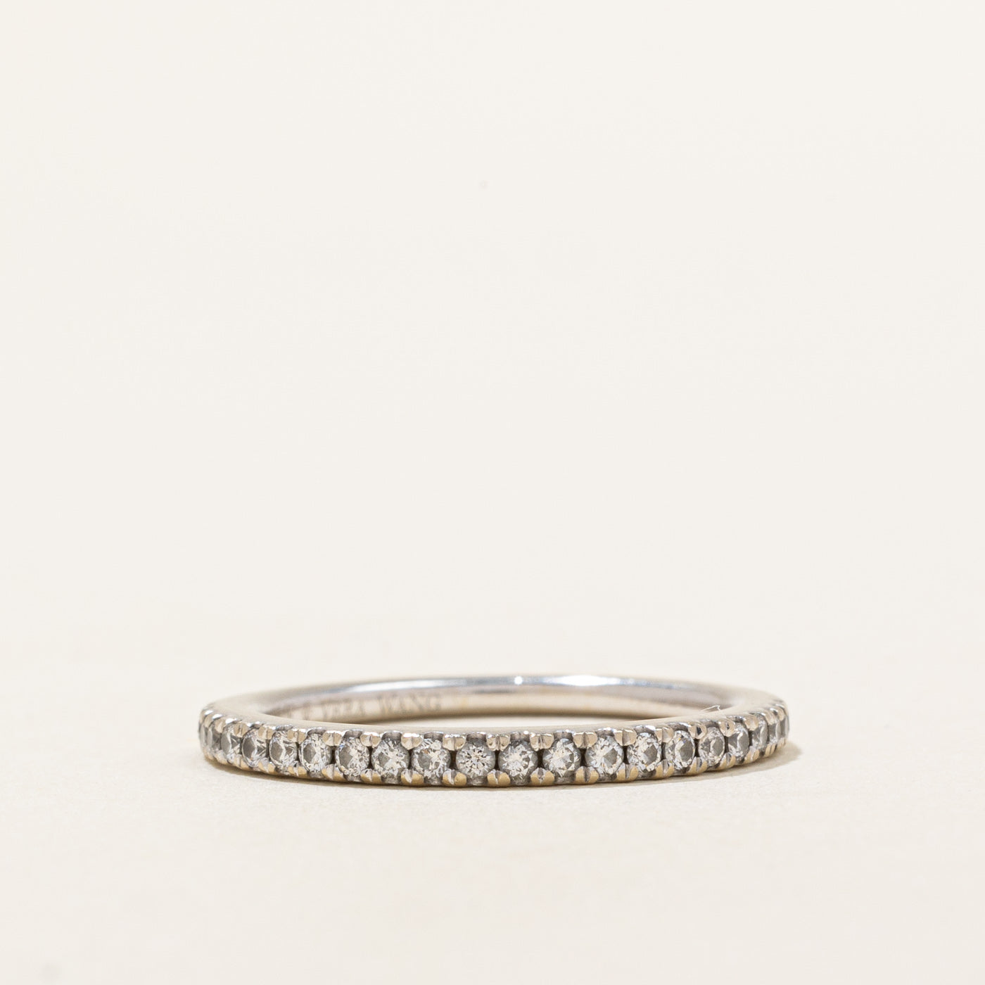 'Vera Wang' Semi Eternity Diamond Ring | 0.23ctw | SZ 6.5 |