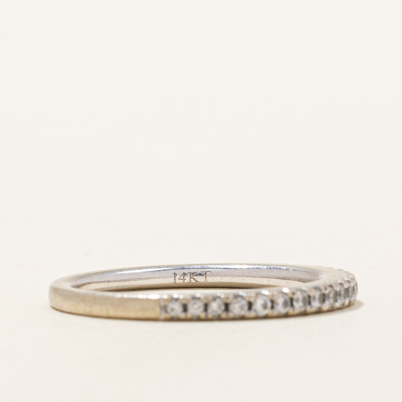 'Vera Wang' Semi Eternity Diamond Ring | 0.23ctw | SZ 6.5 |