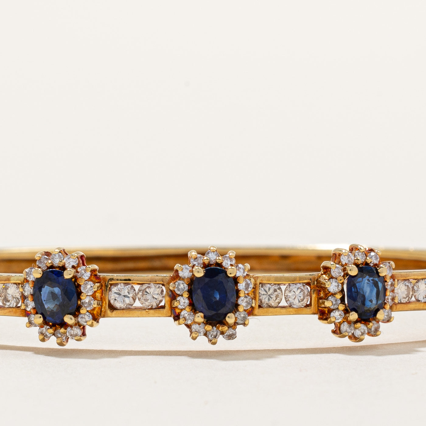Bracelet saphir et diamants | 1,75 ct, 0,56 ct | 15 cm | 