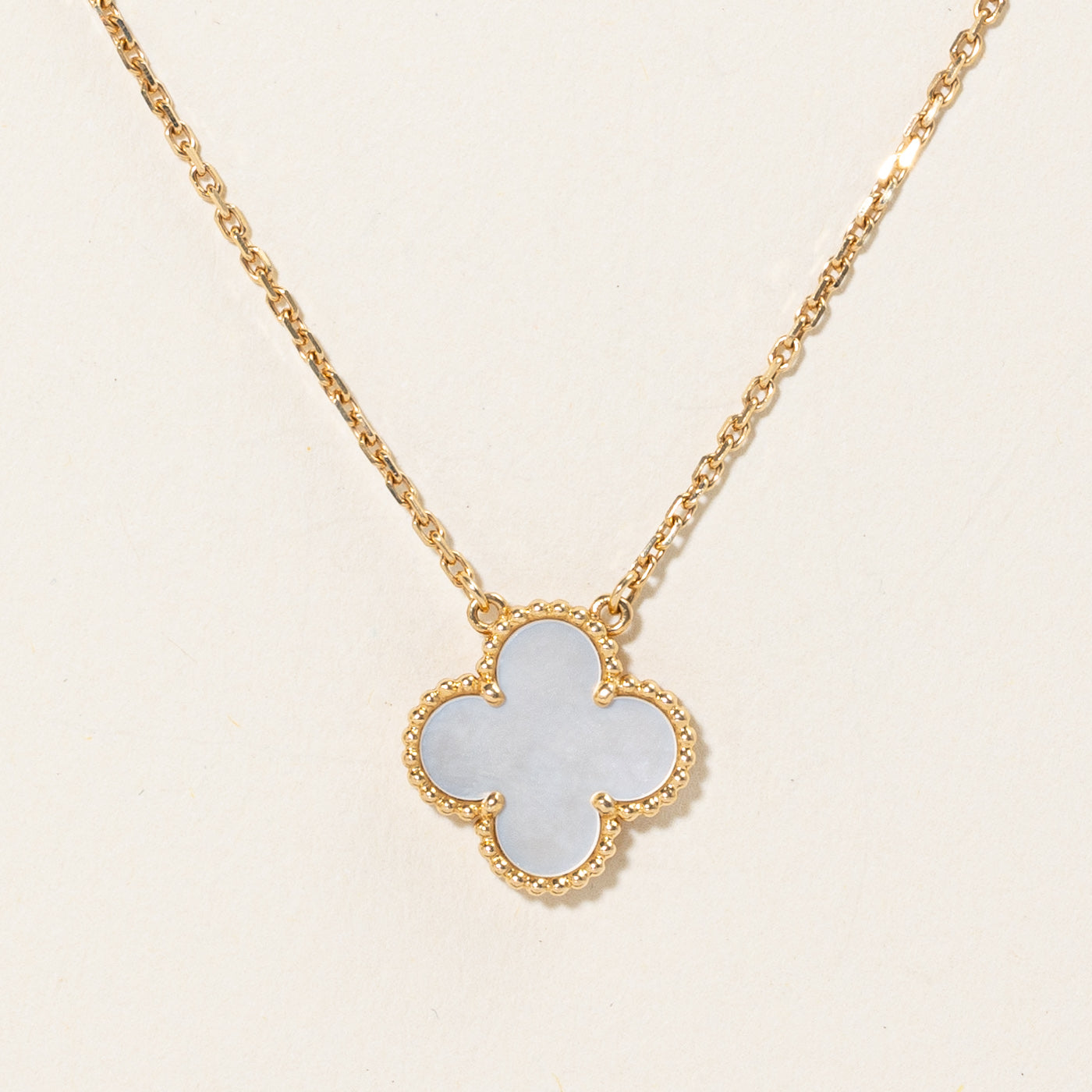 'Van Cleef & Arpels' Vintage Alhambra Pendant | 1.50ct | 16" |