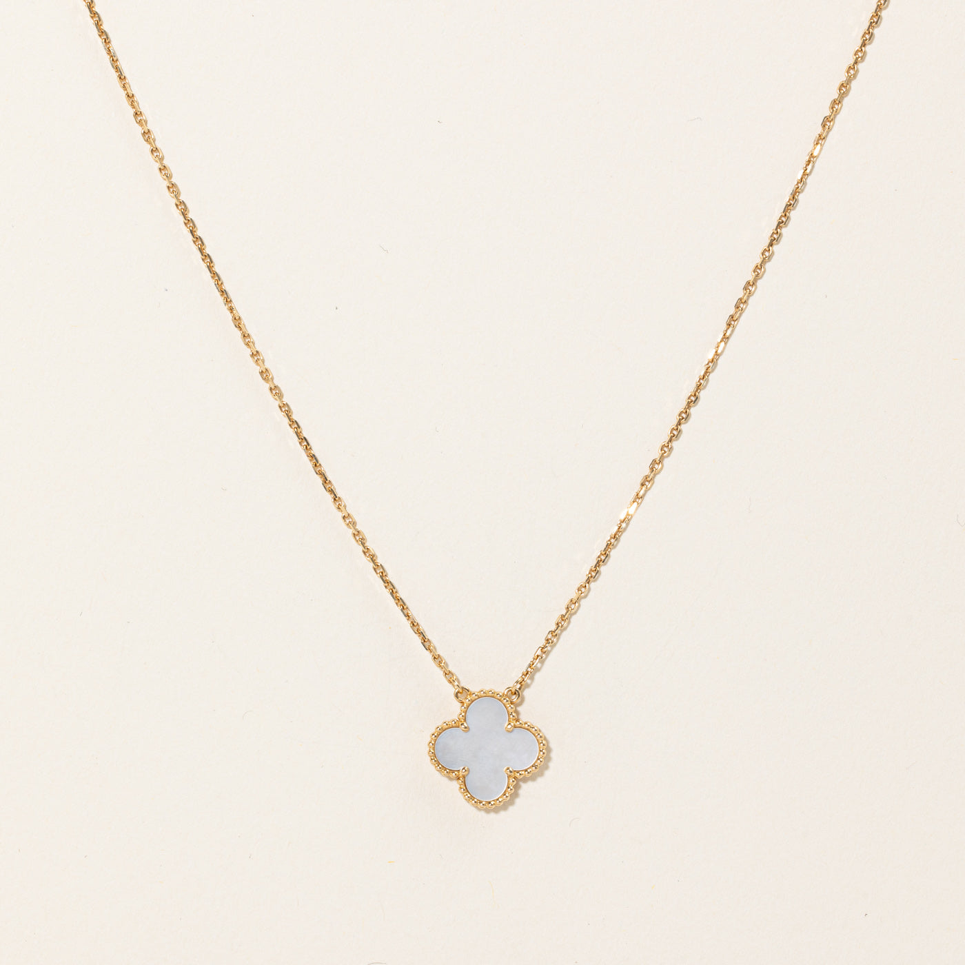 'Van Cleef & Arpels' Vintage Alhambra Pendant | 1.50ct | 16" |