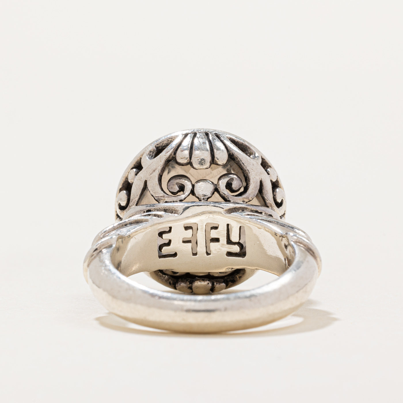 'Effy' Smoky Quartz Cocktail Ring | 8.50ct | SZ 6.75 |