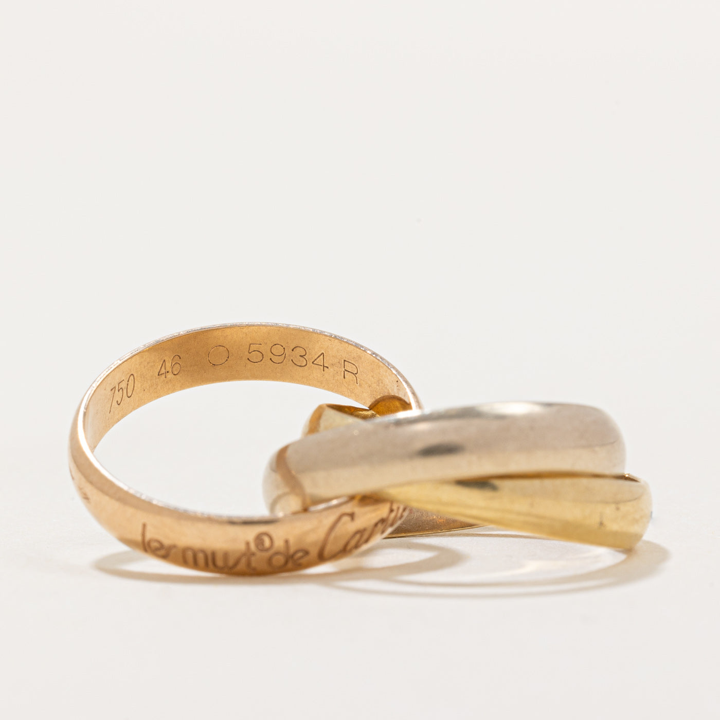 'Cartier' Les Must De Cartier Trinity Ring | SZ 3.5 |
