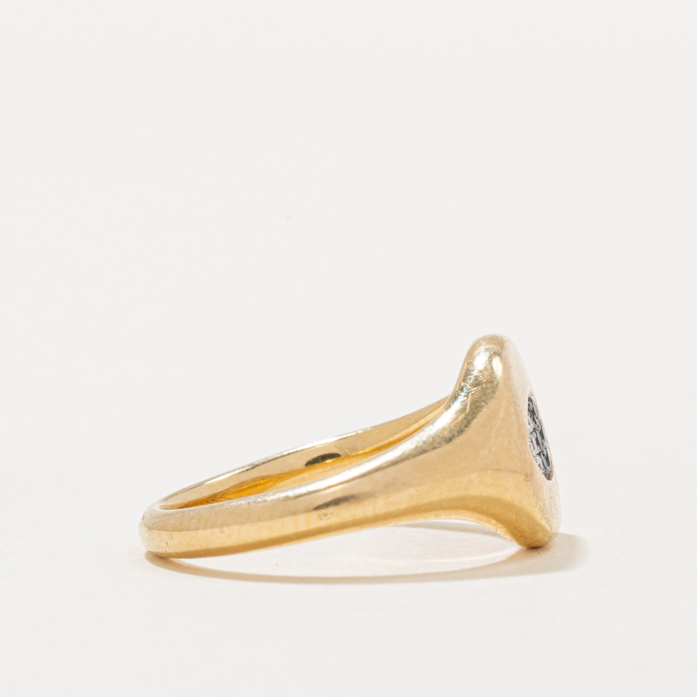 Bague œil maléfique « David Yurman » pour petit doigt | 0,09 ct | Taille 3,75 |