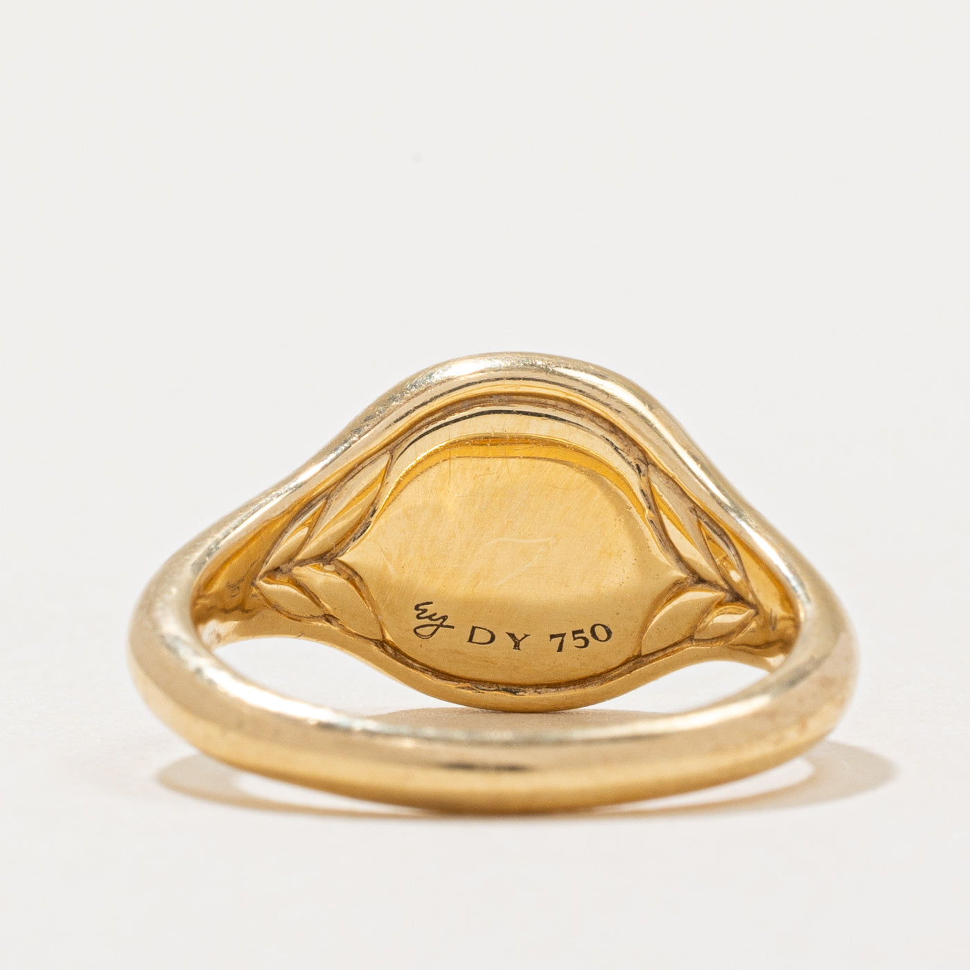 Bague œil maléfique « David Yurman » pour petit doigt | 0,09 ct | Taille 3,75 |