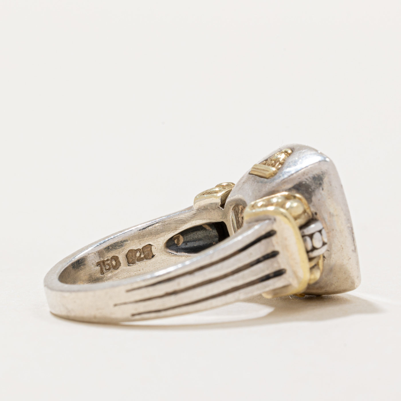 'Lagos' Caviar Topaz Cocktail Ring | 6.50ct | SZ 6.25 |