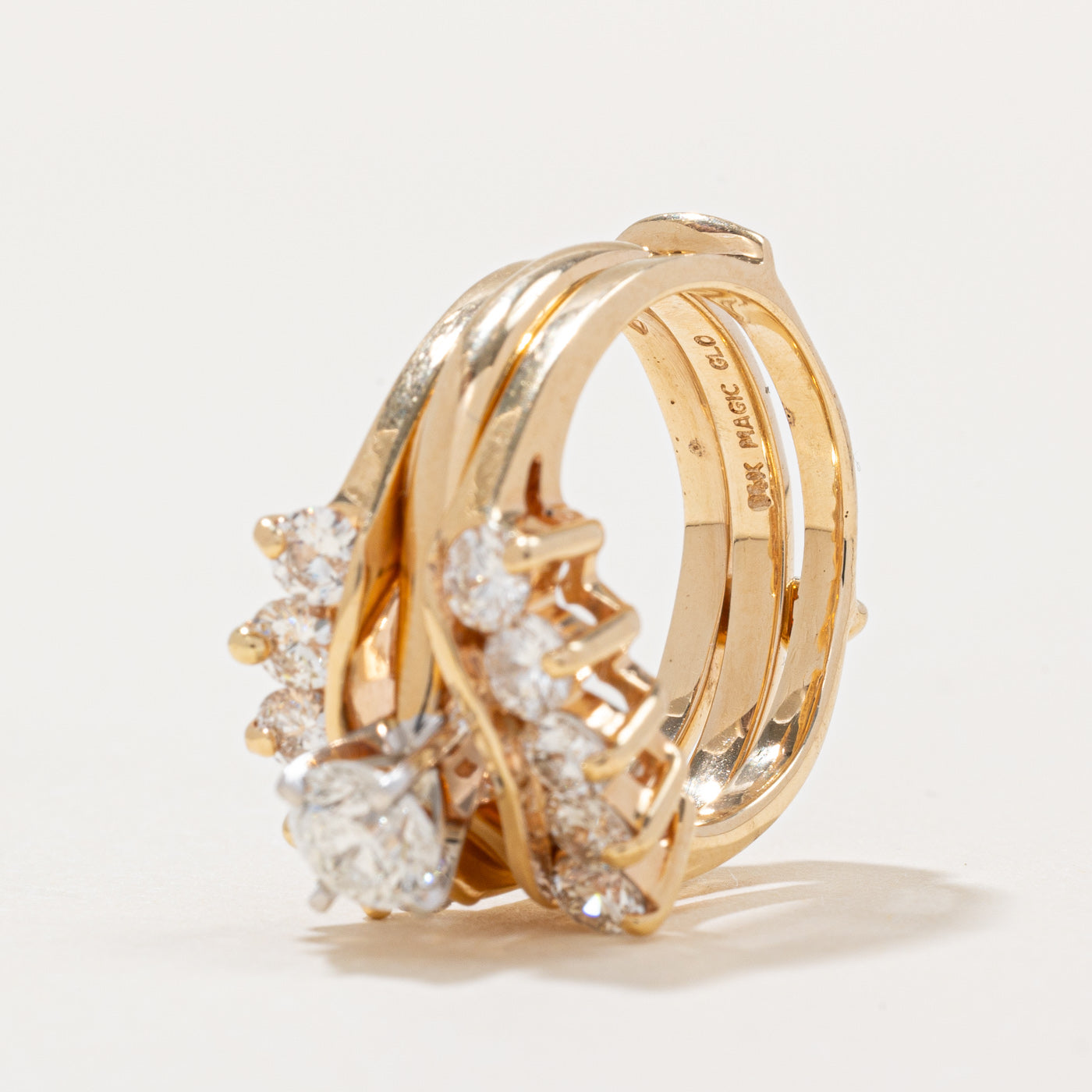 Diamond Wedding Ring Set | 1.50ctw | SZ 4.75 |