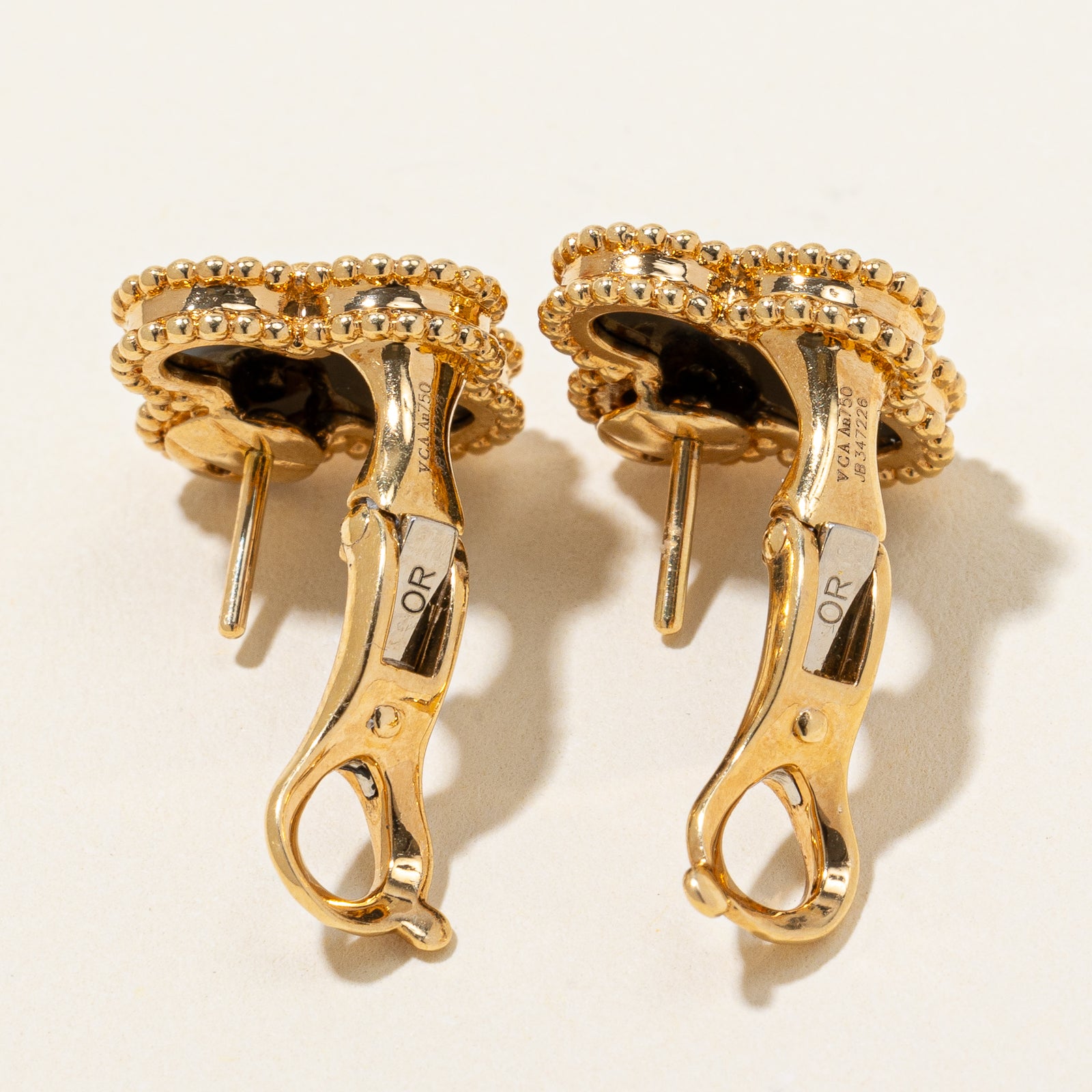 'Van Cleef & Arpels' Vintage Alhambra Earrings | 2.30ctw |