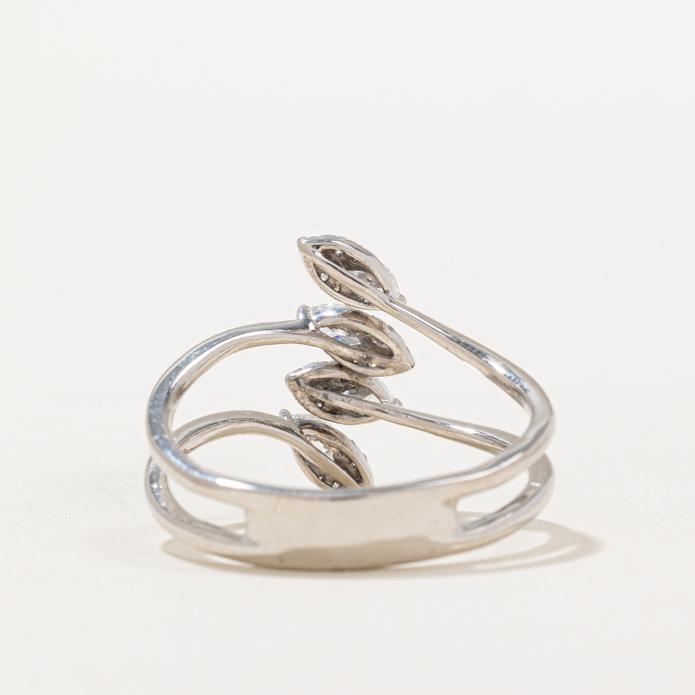 Diamond Cocktail Wrap Ring | 0.83ctw | SZ 11 |