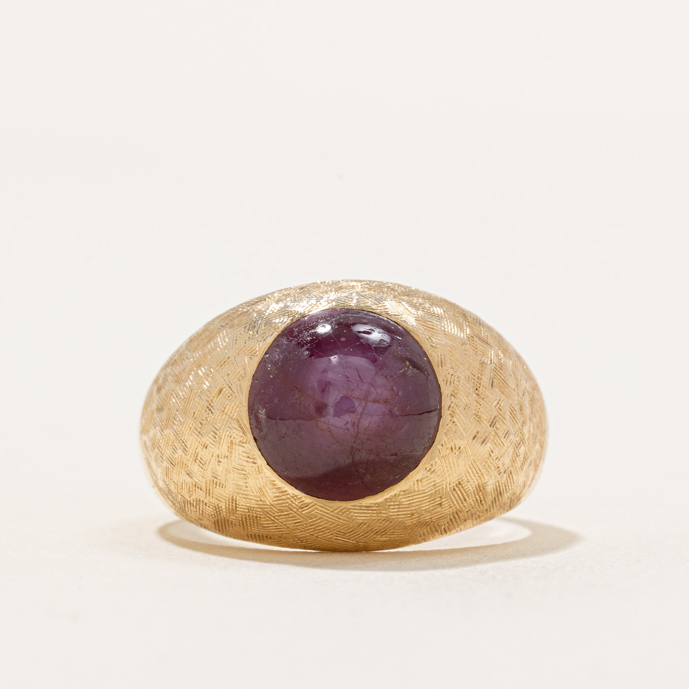 Cabochon Star Ruby Ring | 5.00ct | SZ 6.75