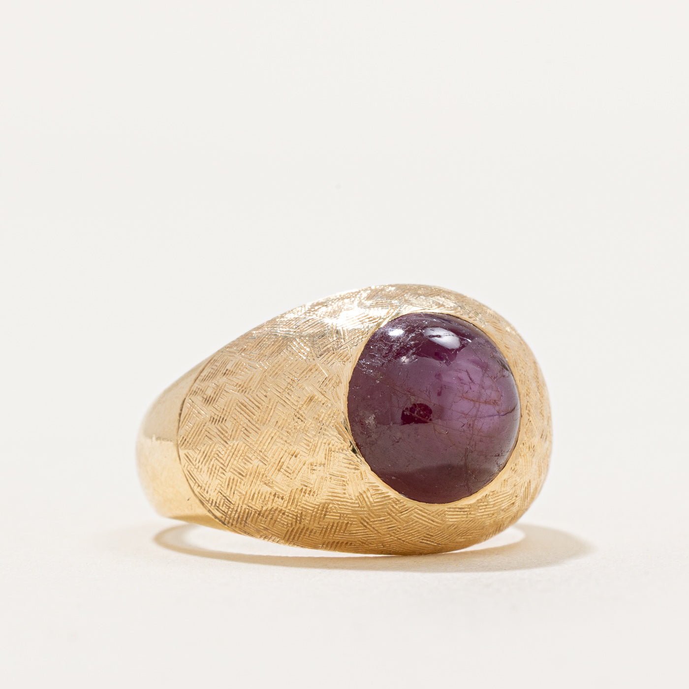 Cabochon Star Ruby Ring | 5.00ct | SZ 6.75