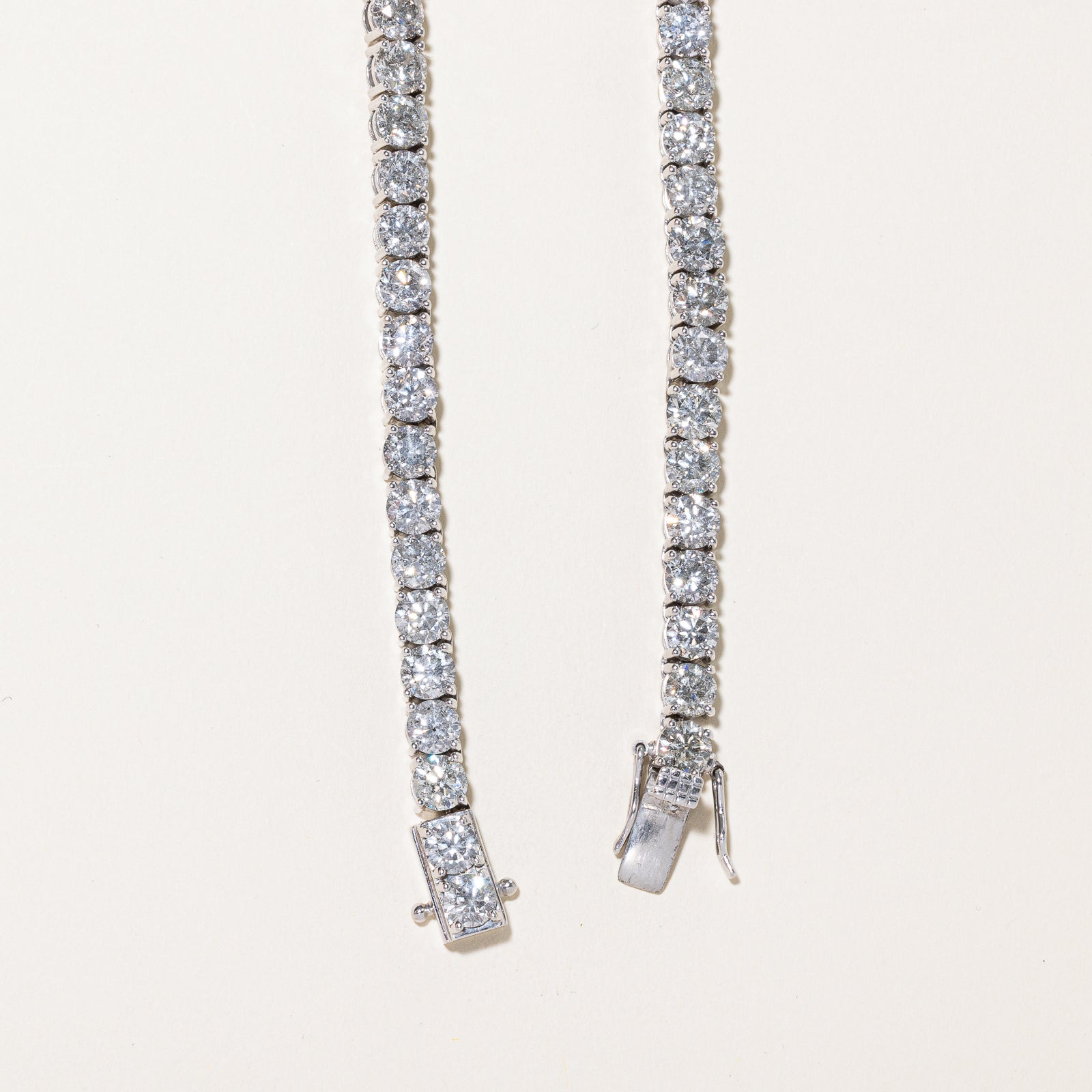 Diamond Tennis Necklace | 71.30ctw | 21"