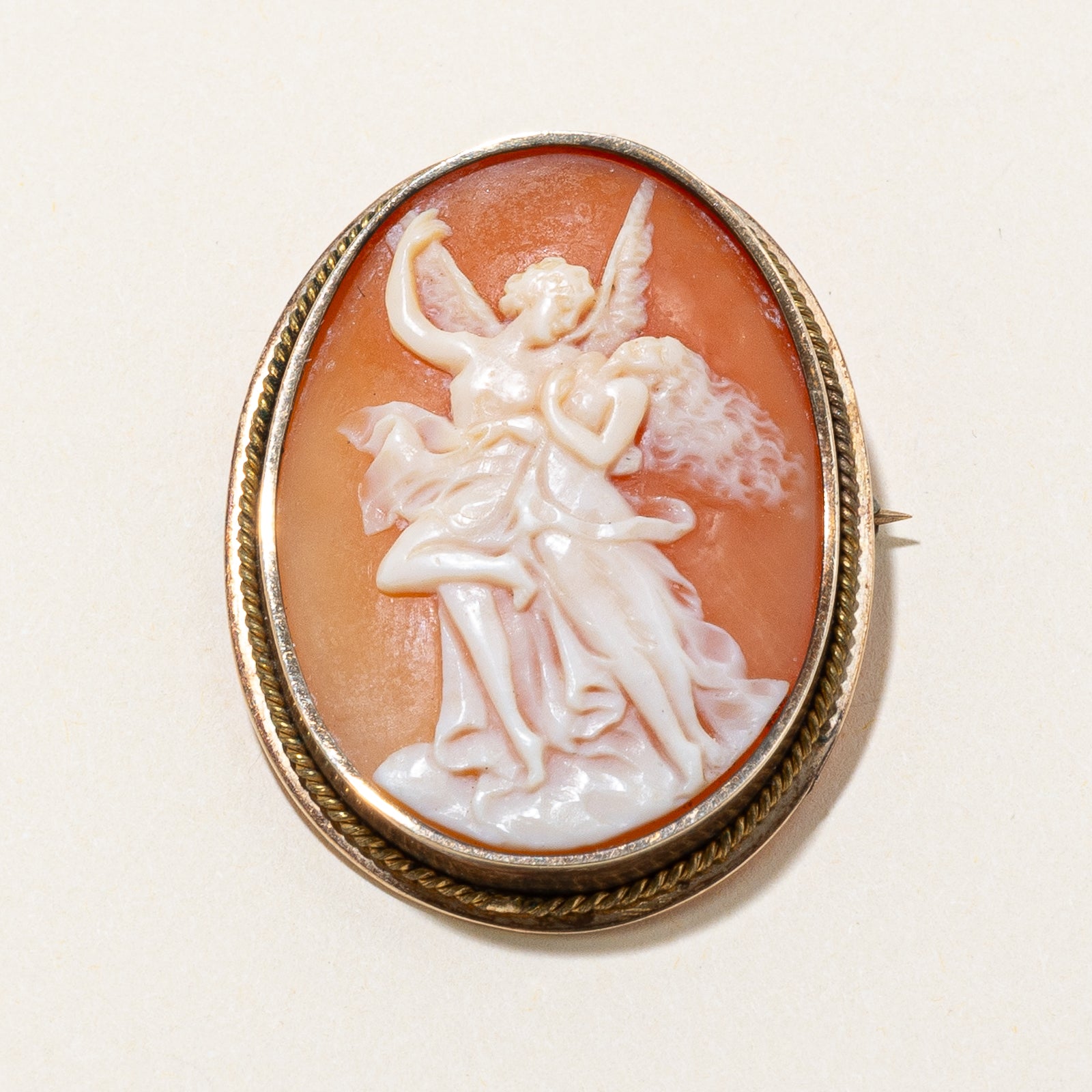 Sea Shell Cameo Convertible Brooch & Pendant | 16.00ct