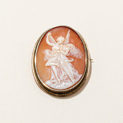 Sea Shell Cameo Convertible Brooch & Pendant | 16.00ct