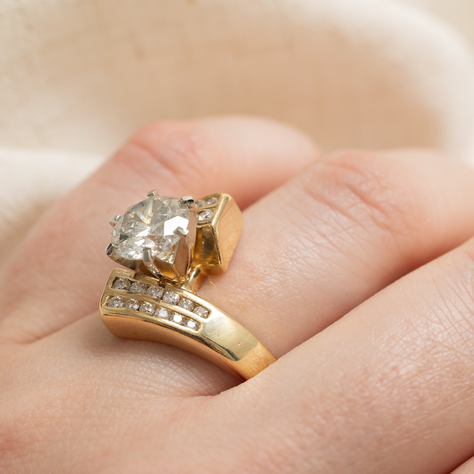 Diamond Engagement Ring | 2.52ct | 0.41ctw | SZ 7