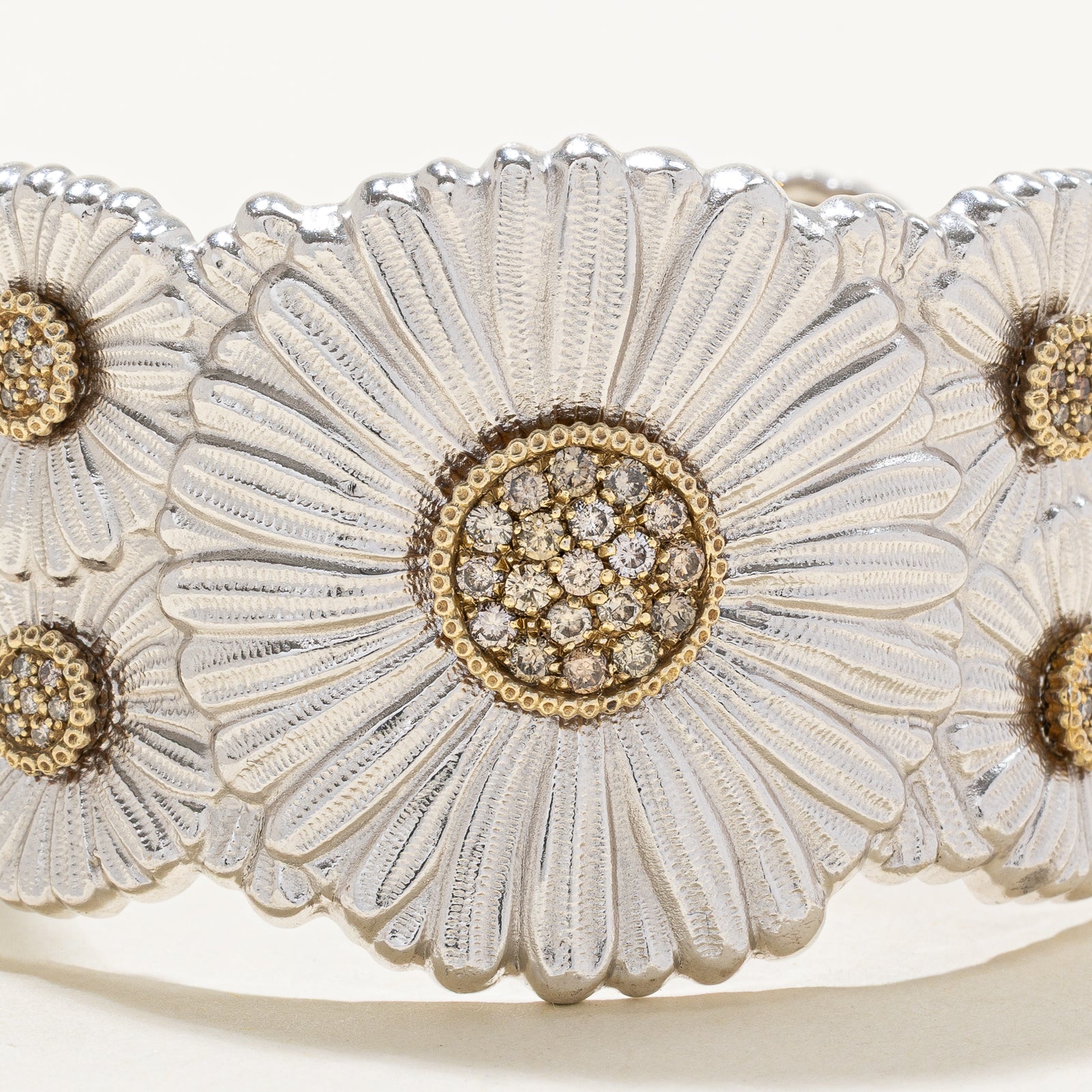'Buccellati' Blossoms Diamonds Bracelet | 1.60ctw | 6"