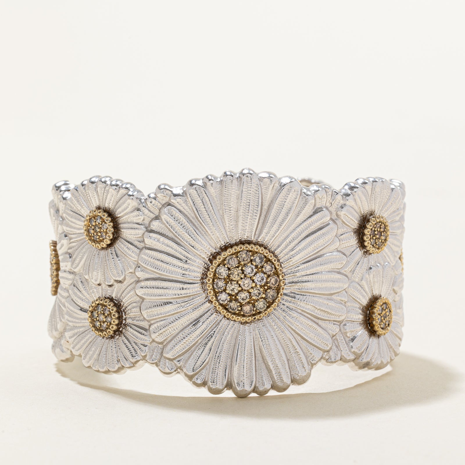 'Buccellati' Blossoms Diamonds Bracelet | 1.60ctw | 6"