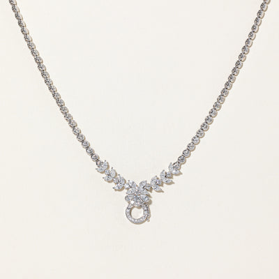 Diamond Encrusted Necklace | 2.50ctw | 18