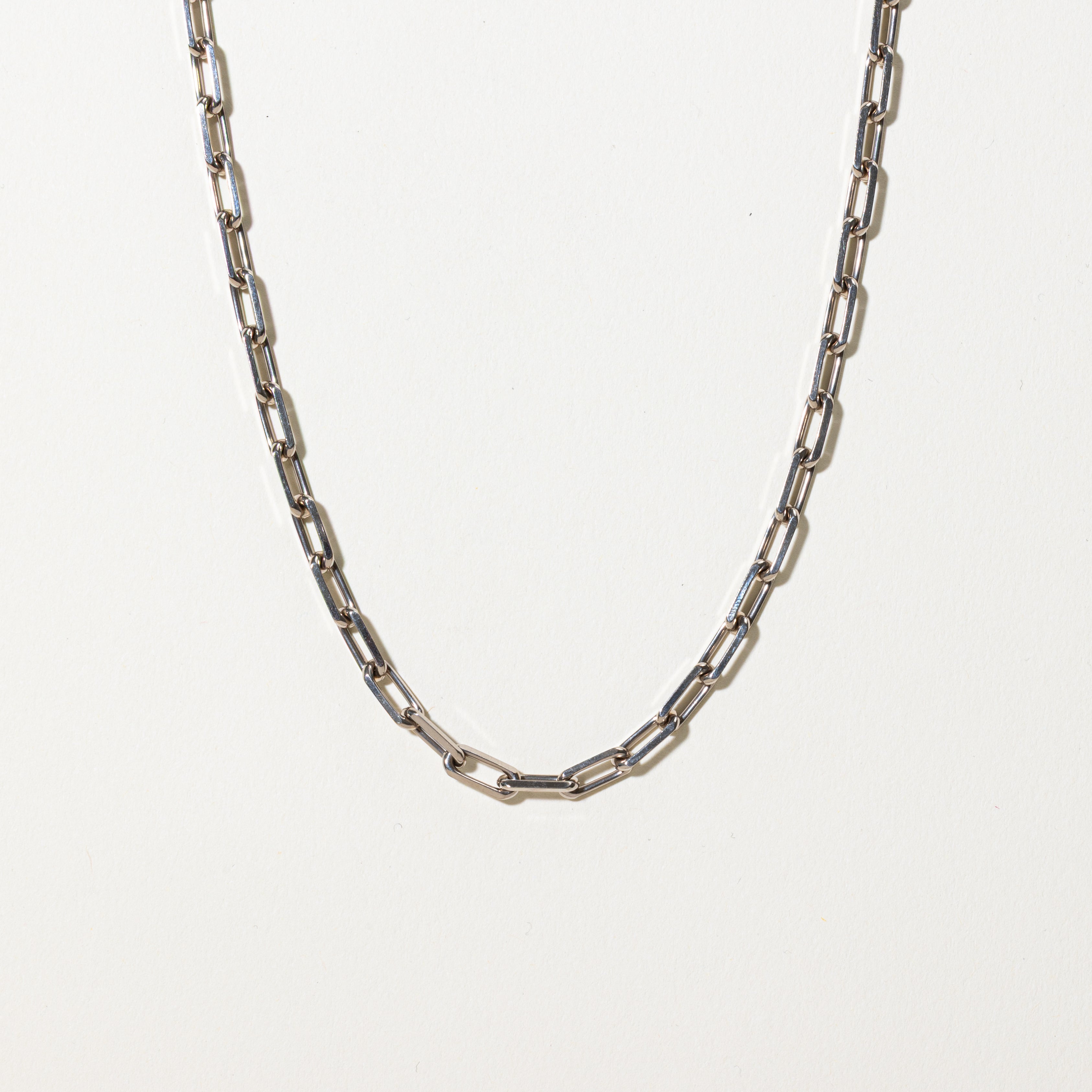 'Cartier' Santos de Cartier Necklace | small model | 22"