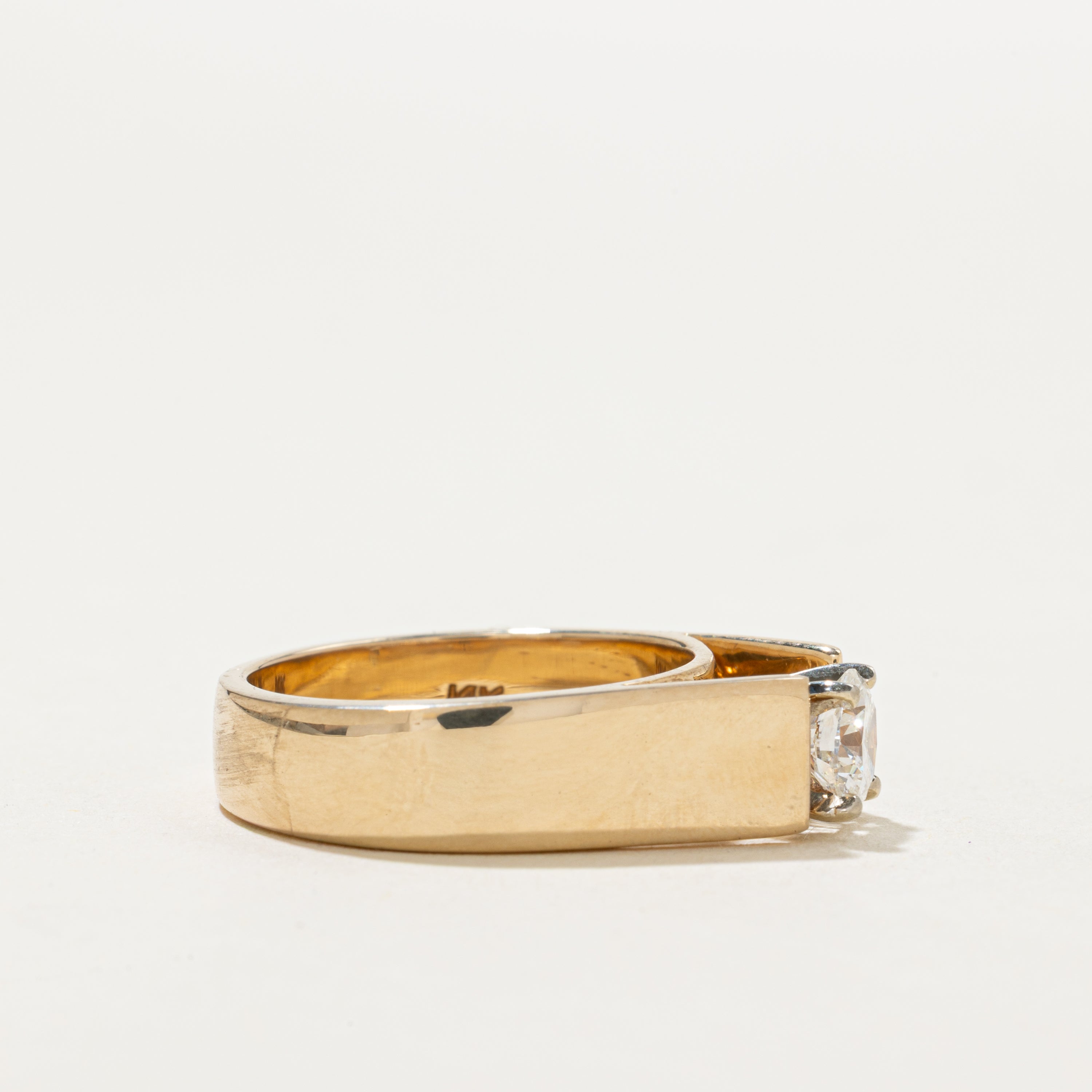 Bague de fiançailles solitaire en diamant | 0,62 ct | Taille 6,5