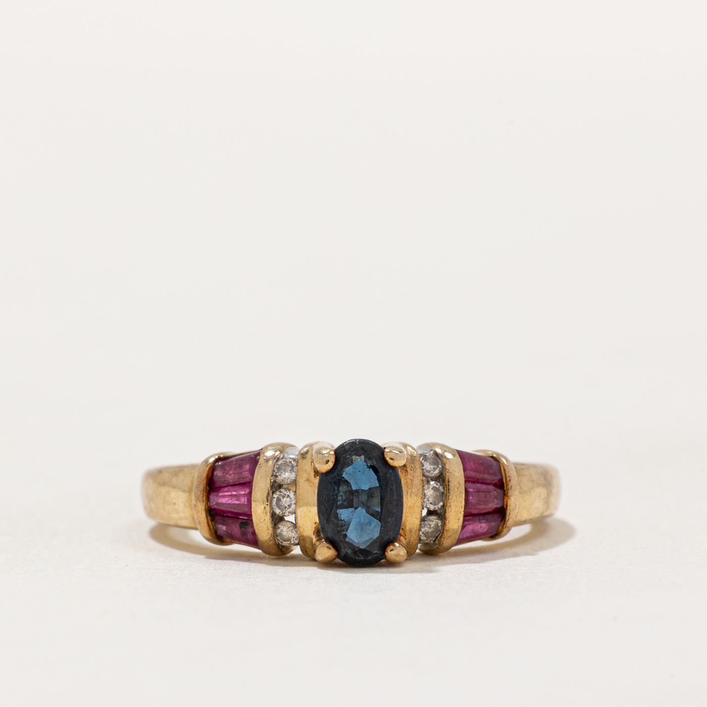 Multi Gemstones Cocktail Ring | 0.84ctw | SZ 7.25 |