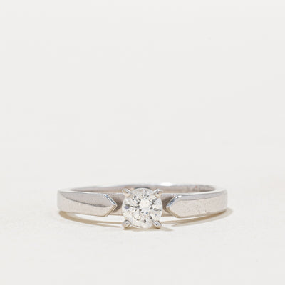 Solitaire Diamond Engagement Ring | 0.30ct | SZ 6 |