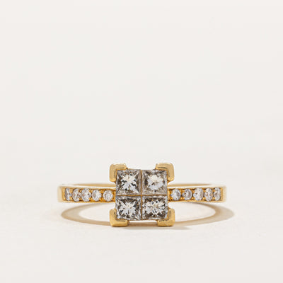Princess Cut Diamond Ring | 0.63ctw | SZ 5.25 |