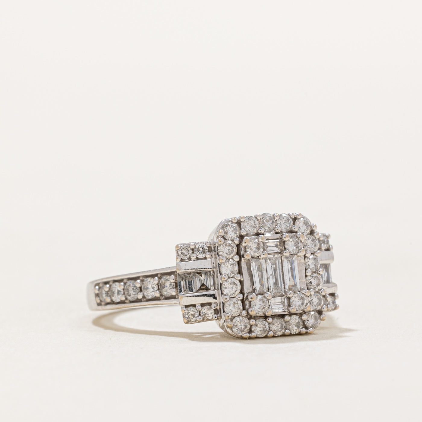 Multi Cut Diamond Cluster Ring | 1.00ctw | SZ 7.25 |