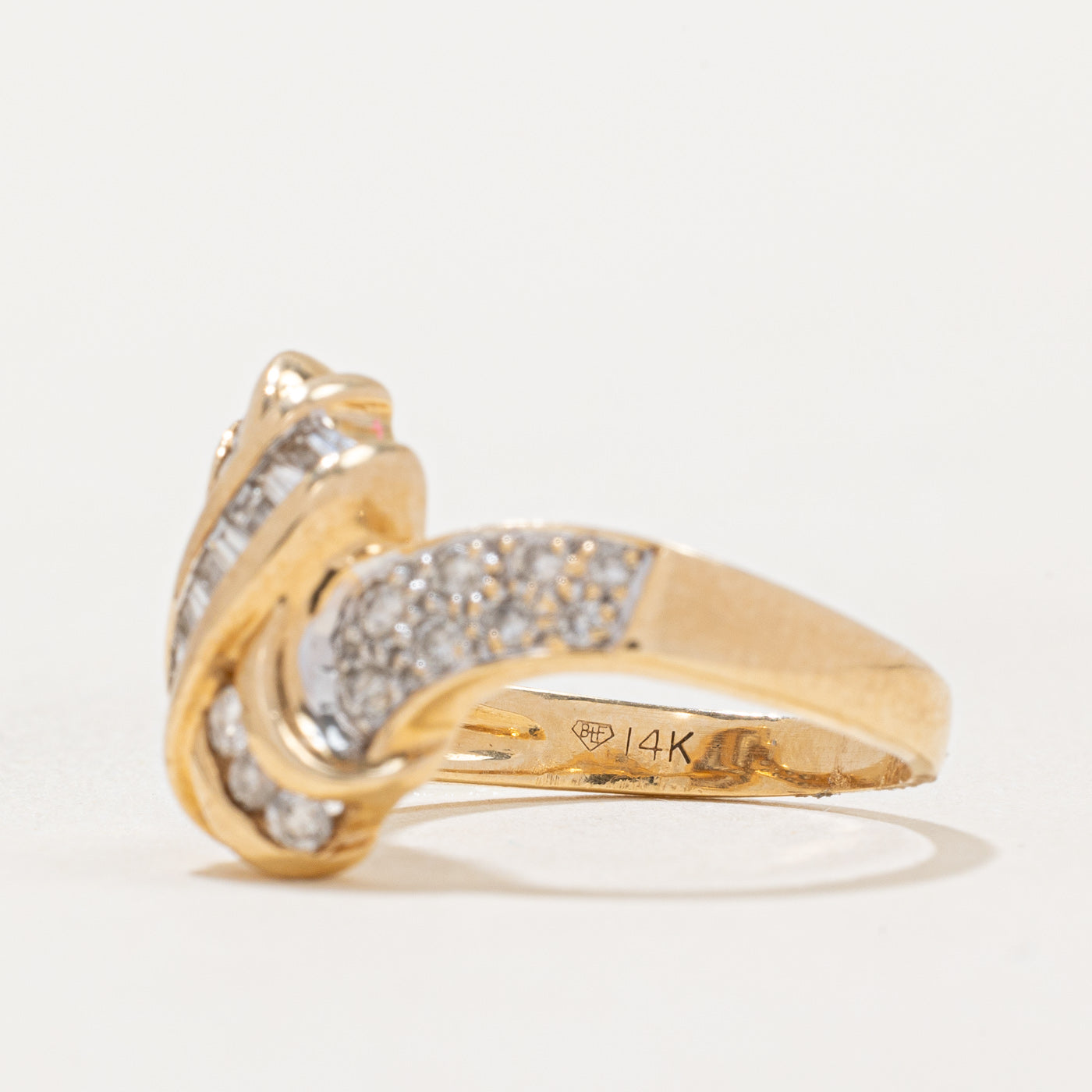 Diamond Waterfall Ring | 0.47ctw | SZ 5.75 |