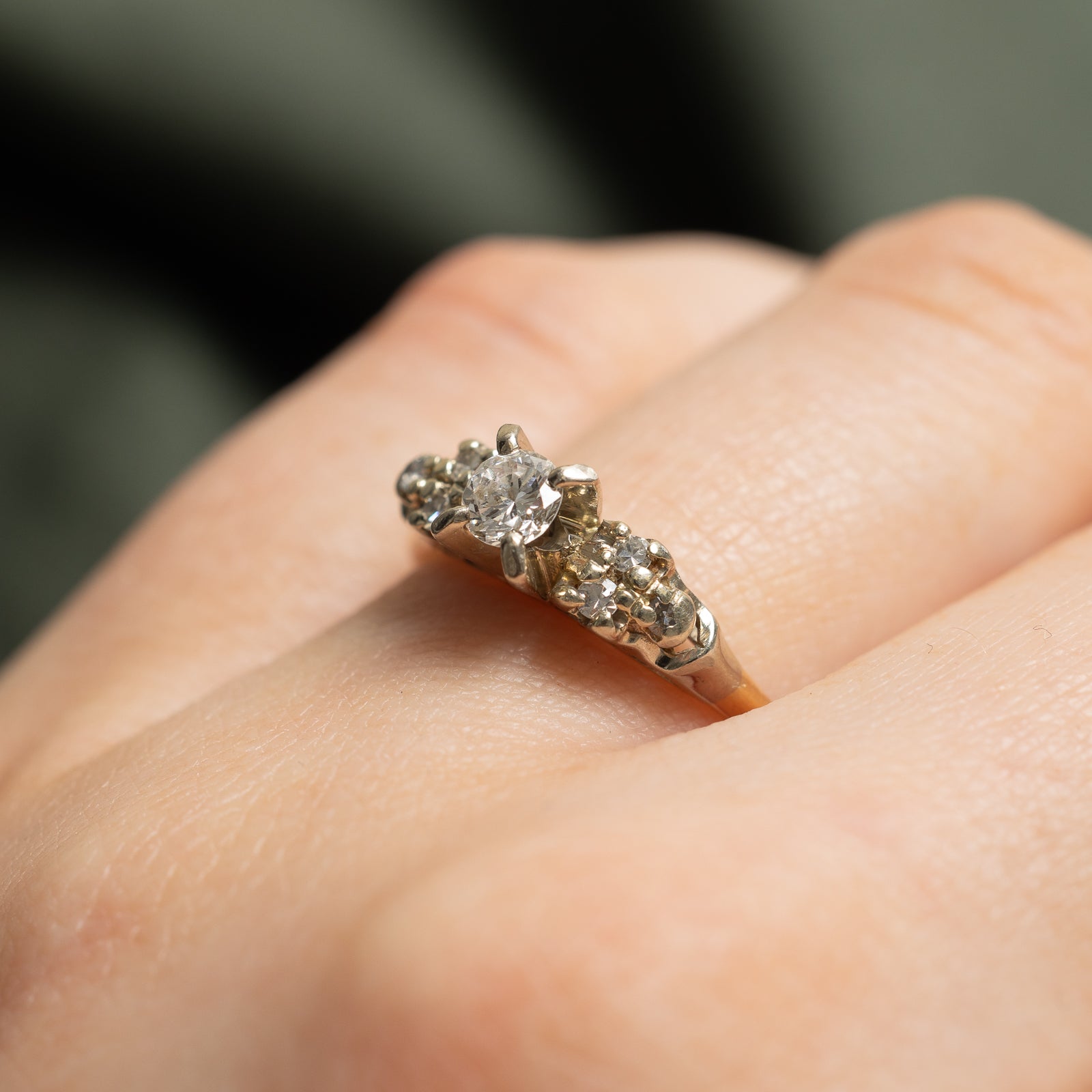 Vintage Diamond Ring | 0.31ctw | SZ 8 |