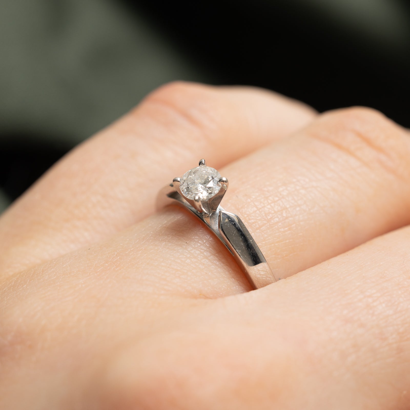 Solitaire Diamond Engagement Ring | 0.30ct | SZ 6 |