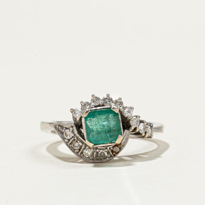 Beryl & Diamond Ring | 0.82ct, 0.23ctw | SZ 5.75