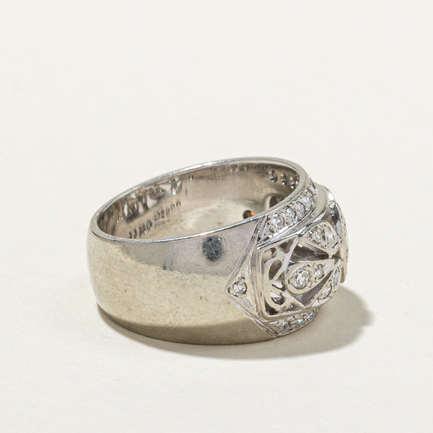 Diamond Openwork Cocktail Ring | 0.26ctw | SZ 5.5