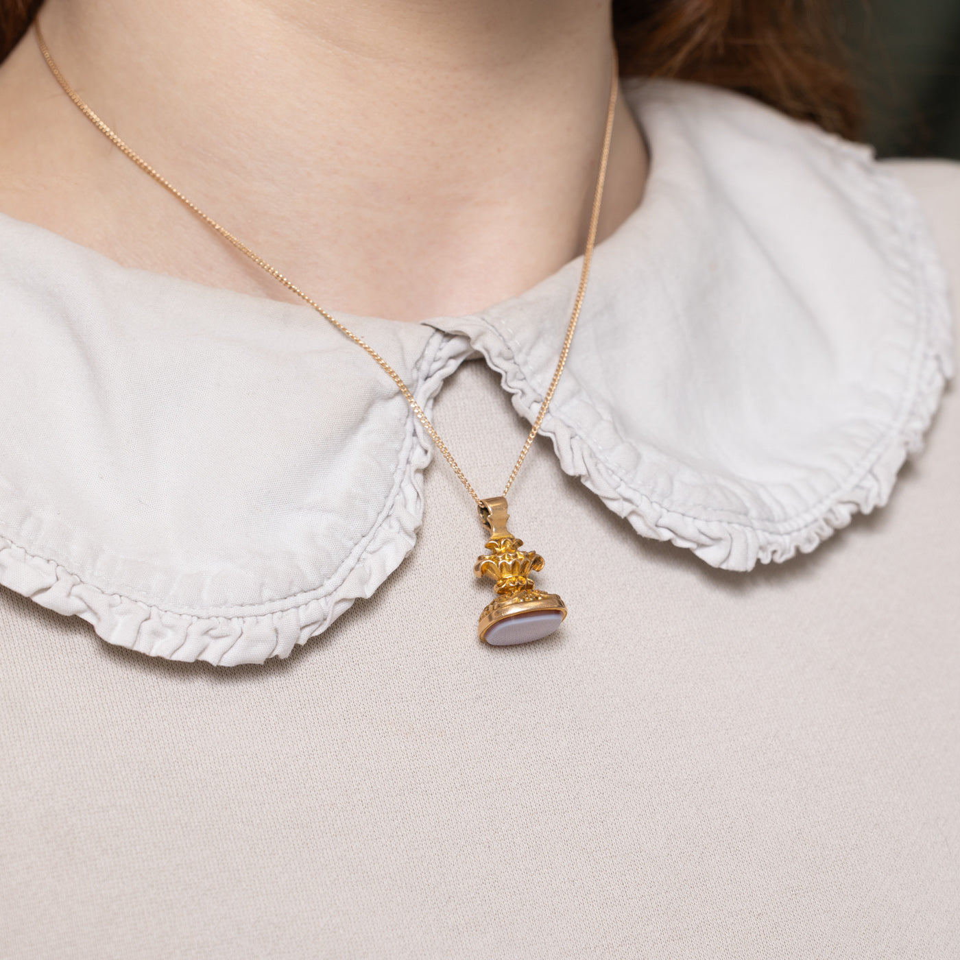 Victorian Carnelian Seal Fob Pendant | 5.00ct