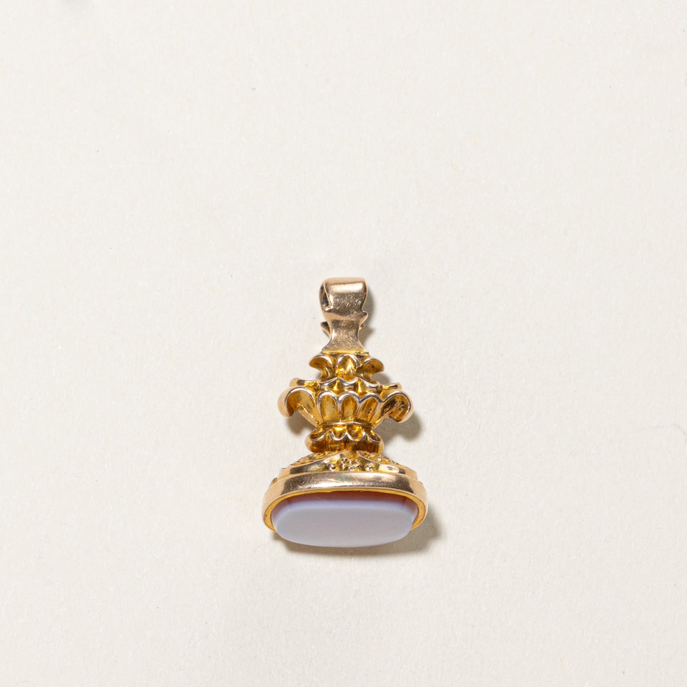 Victorian Carnelian Seal Fob Pendant | 5.00ct