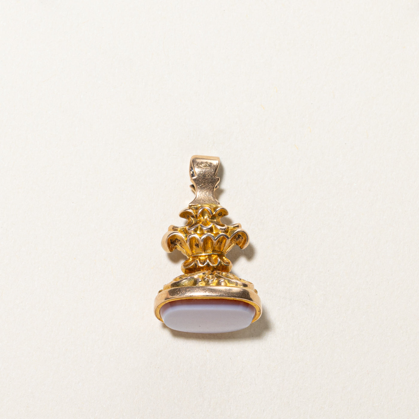 Victorian Carnelian Seal Fob Pendant | 5.00ct