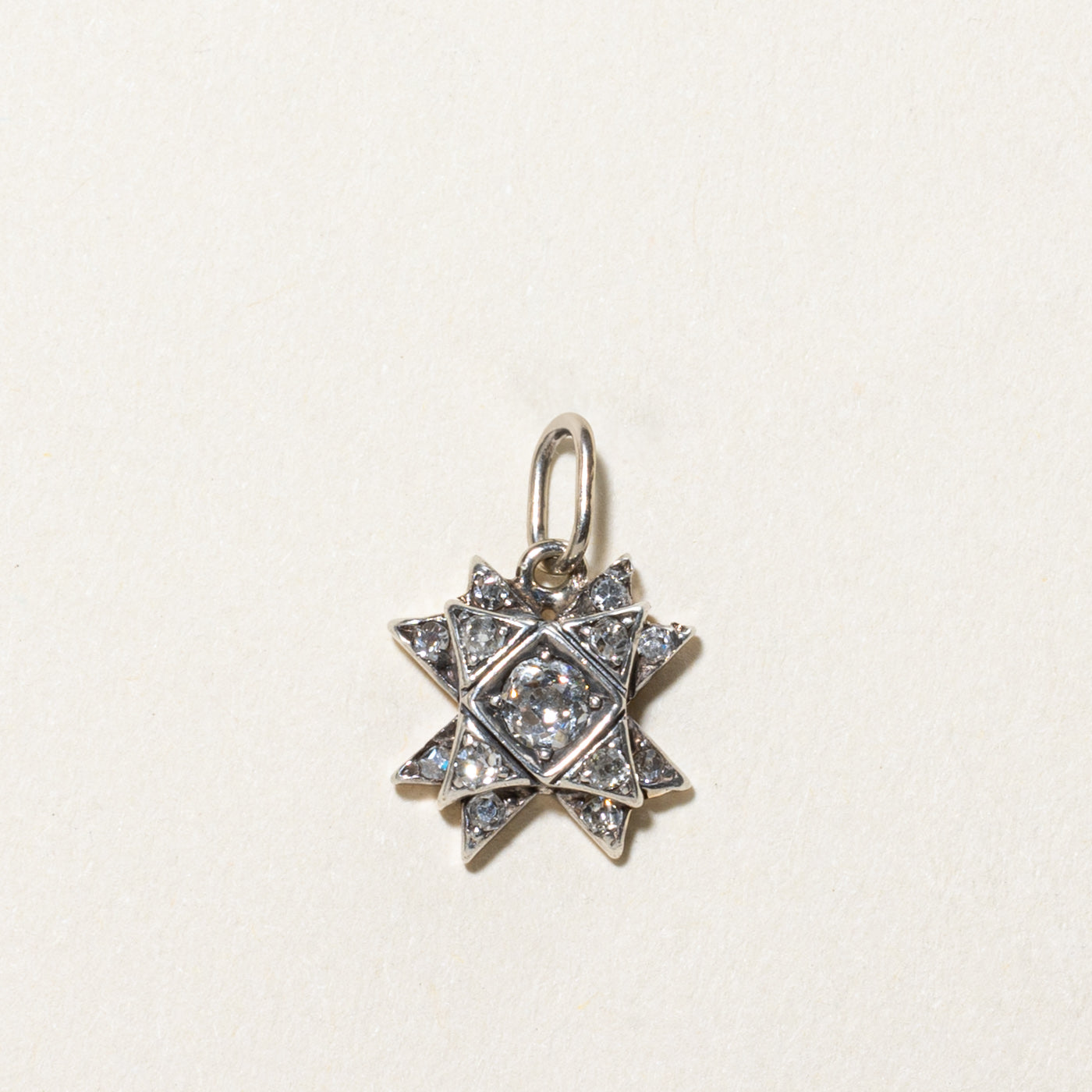 Antique Celestial Star Diamond Pendant | 0.43ctw