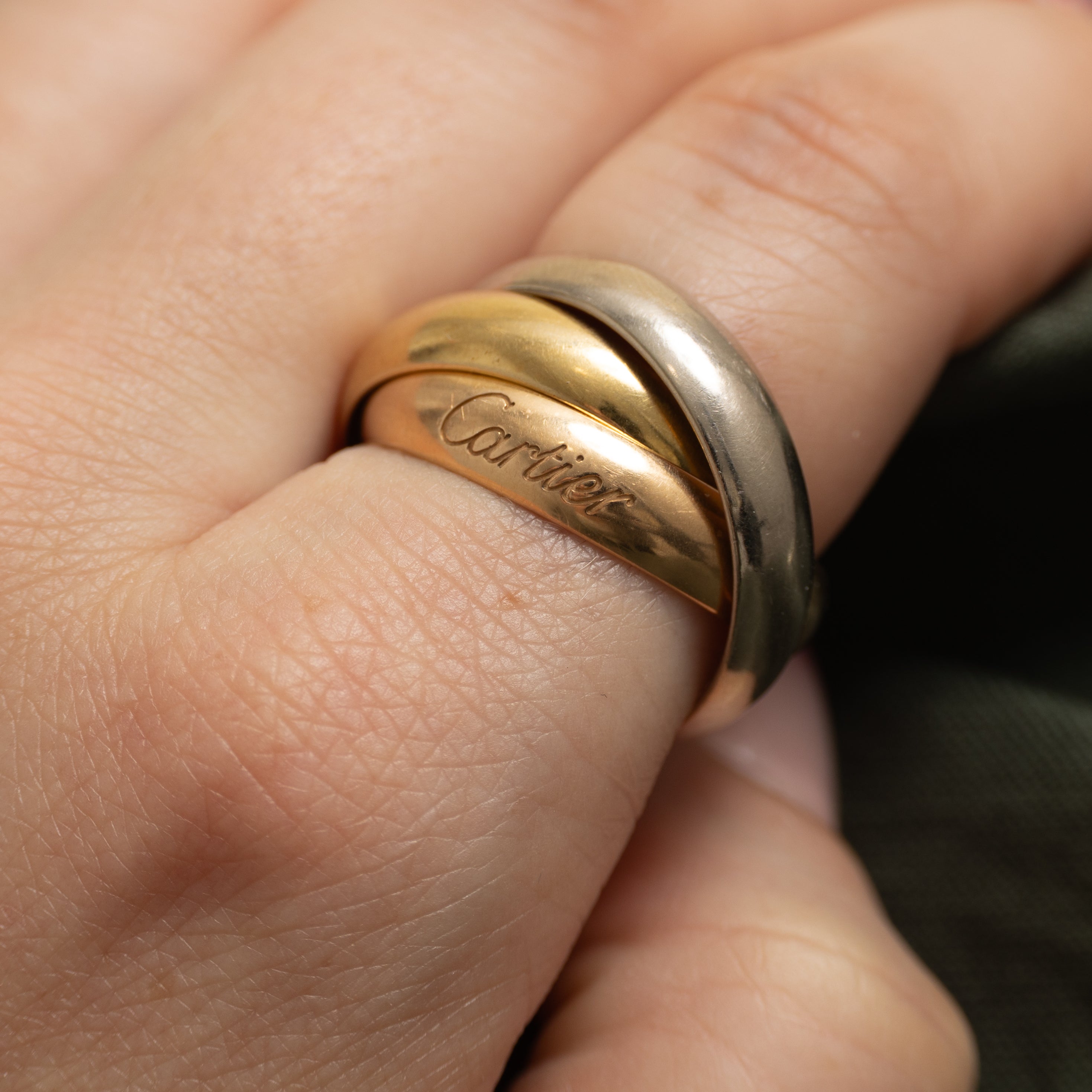 'Cartier' Trinity Ring, Extra Large Model | SZ 7