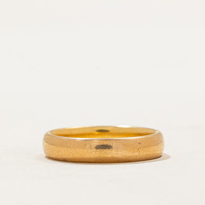 1940 Birmingham 22k Yellow Gold Wedding Band | 3.75mm | SZ 5.5