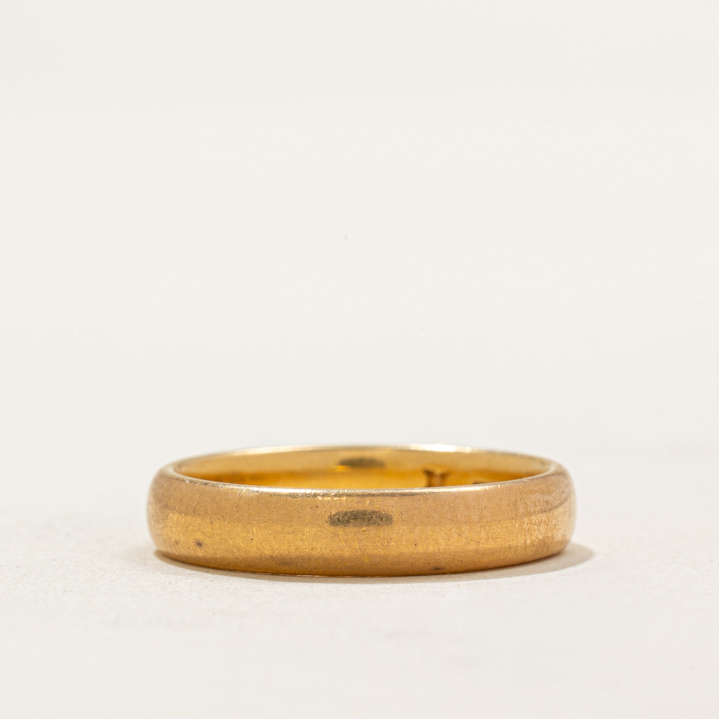 1940 Birmingham 22k Yellow Gold Wedding Band | 3.75mm | SZ 5.5