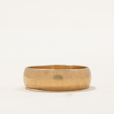 1907 London 18k Yellow Gold Wedding Band | 6.55mm | SZ 10.25