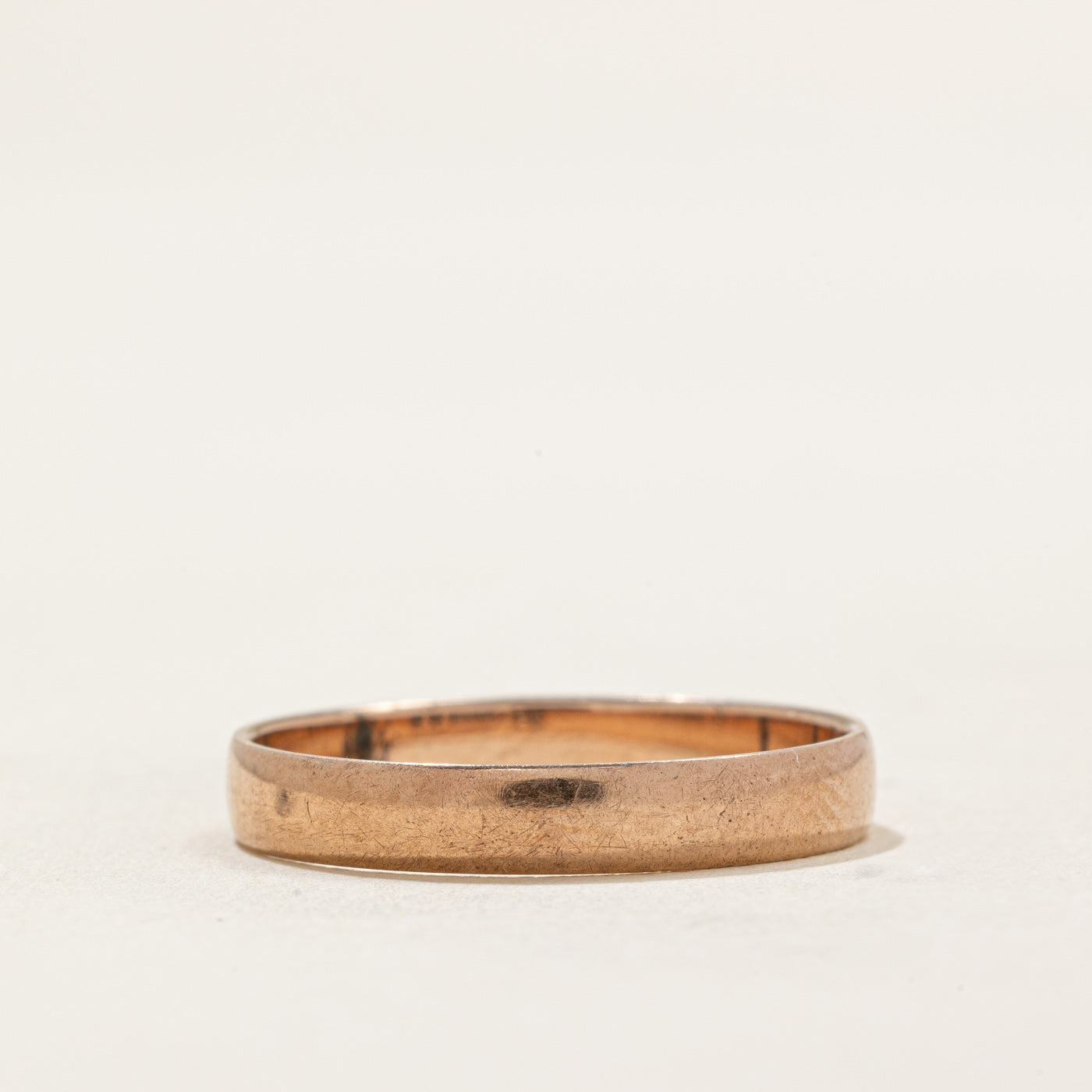 1972 Birmingham 9k Rose Gold Wedding Band | 3.20mm | SZ 7.5