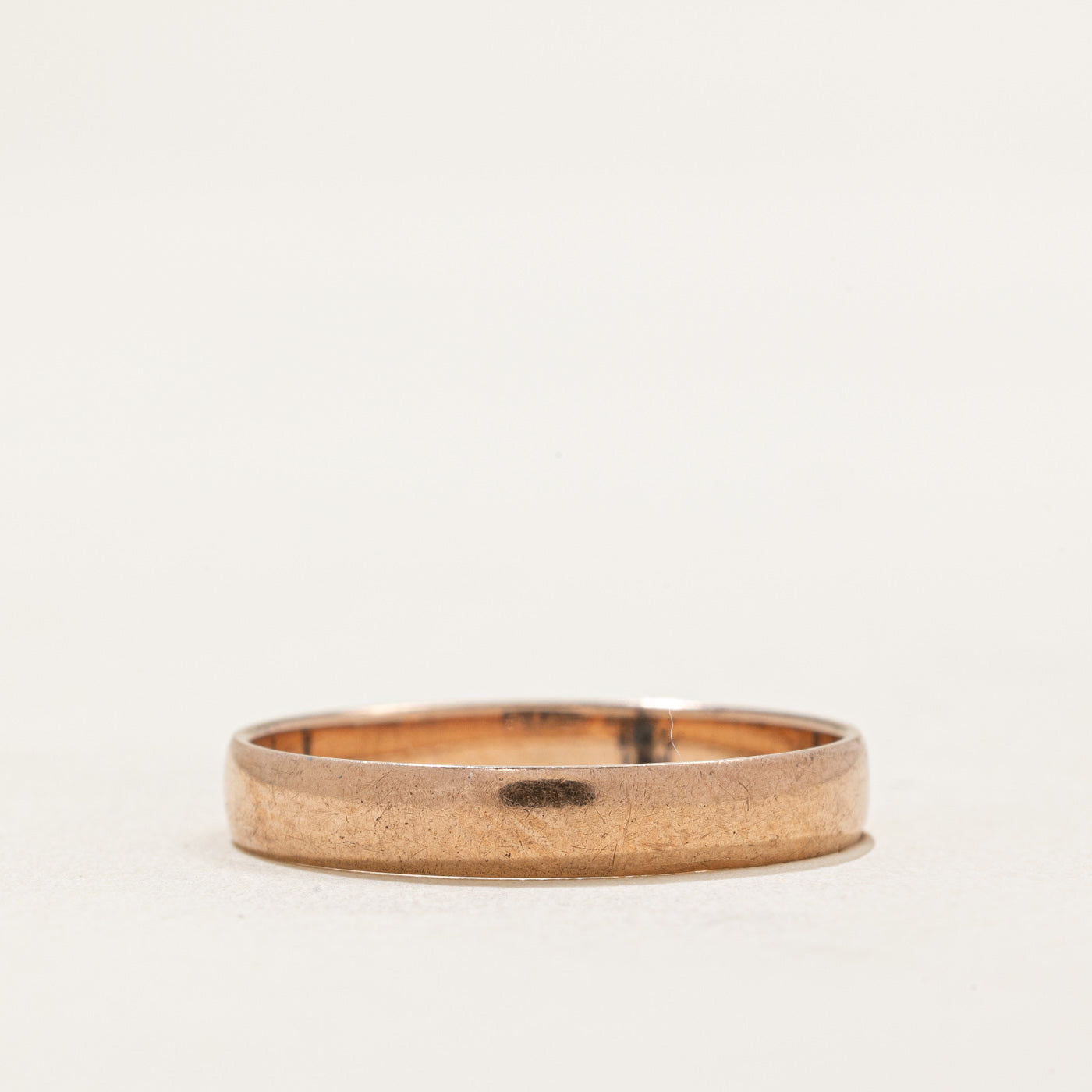 1972 Birmingham 9k Rose Gold Wedding Band | 3.20mm | SZ 7.5