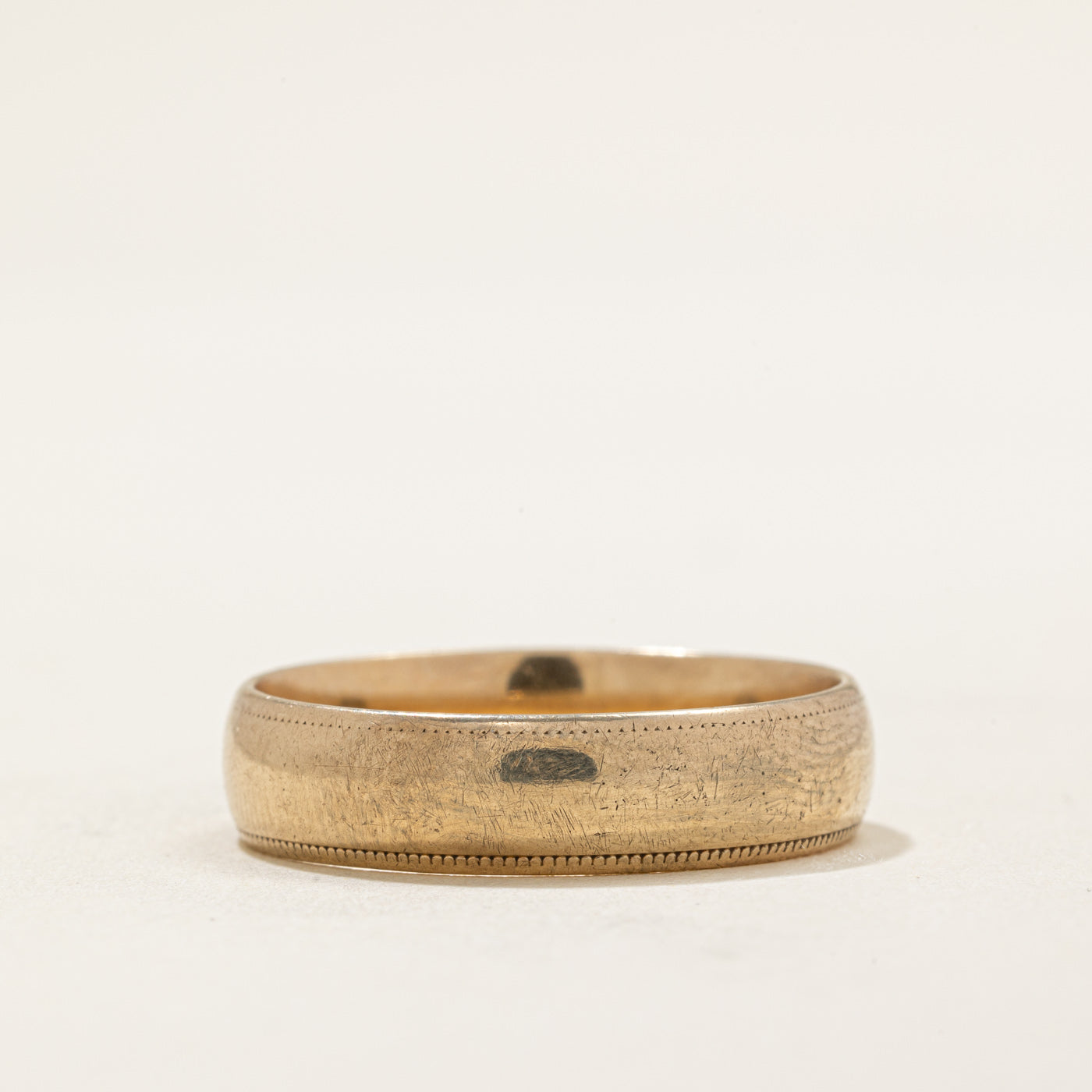 London 9k Yellow Gold Wedding Band | 5.60mm | SZ 11