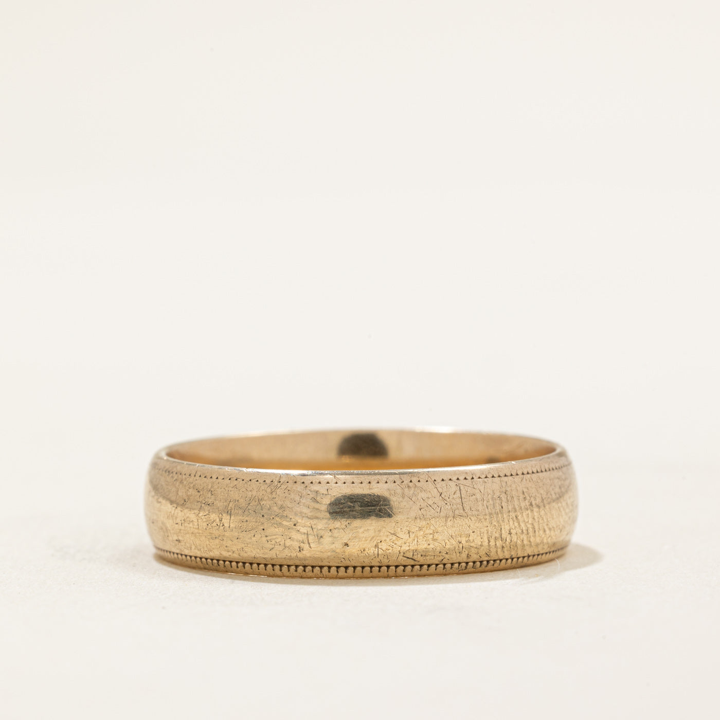 London 9k Yellow Gold Wedding Band | 5.60mm | SZ 11
