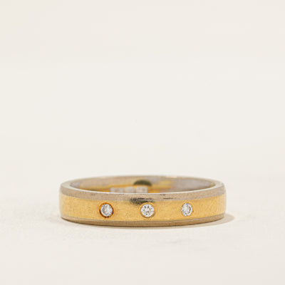 London Three Stone Diamond Ring | 0.04ctw | SZ 7.75