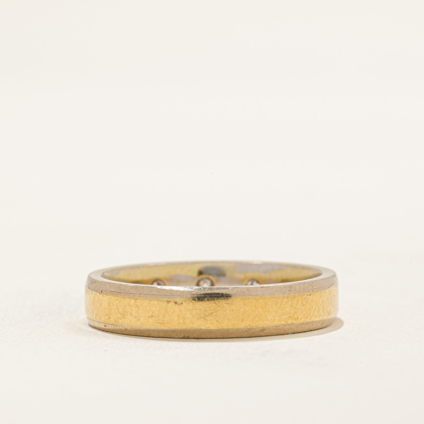 London Three Stone Diamond Ring | 0.04ctw | SZ 7.75