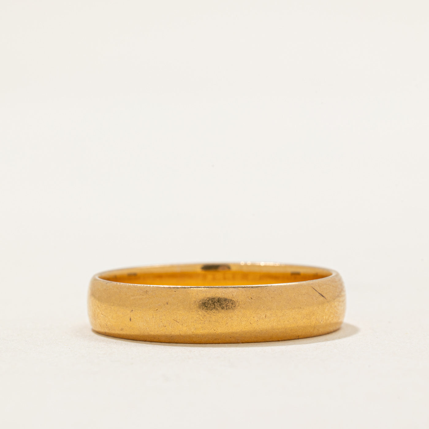 1911 London 22k Yellow Gold Wedding Band | 4.60mm | SZ 10.25